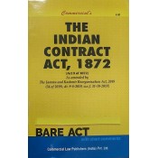 Commercial Law Publisher's The Indian Contract Act, 1872 Bare Act 2023